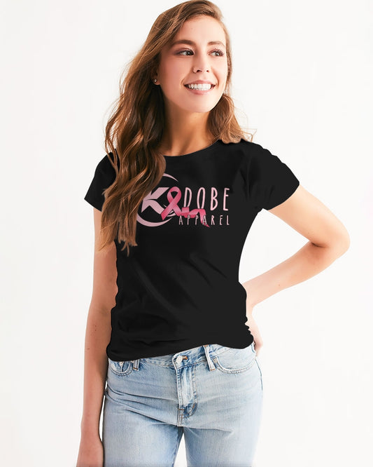 Exclusive Kadobe Breast Cancer Awareness Women’s Crew Neck Short Sleeve T-Shirt