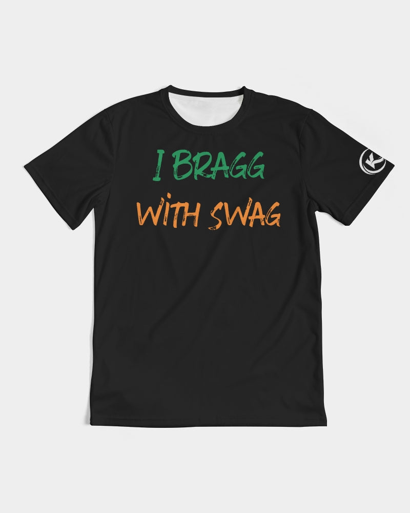 Kadobe I Bragg With Swag Black Crew Neck Short Sleeve T Shirt