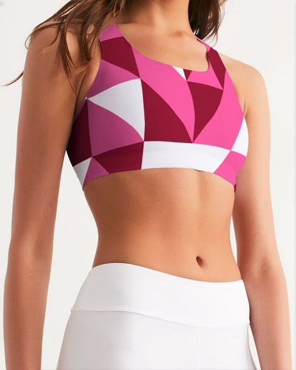 Kadobe Women Trippy Tapestry Seamless Sports Bra