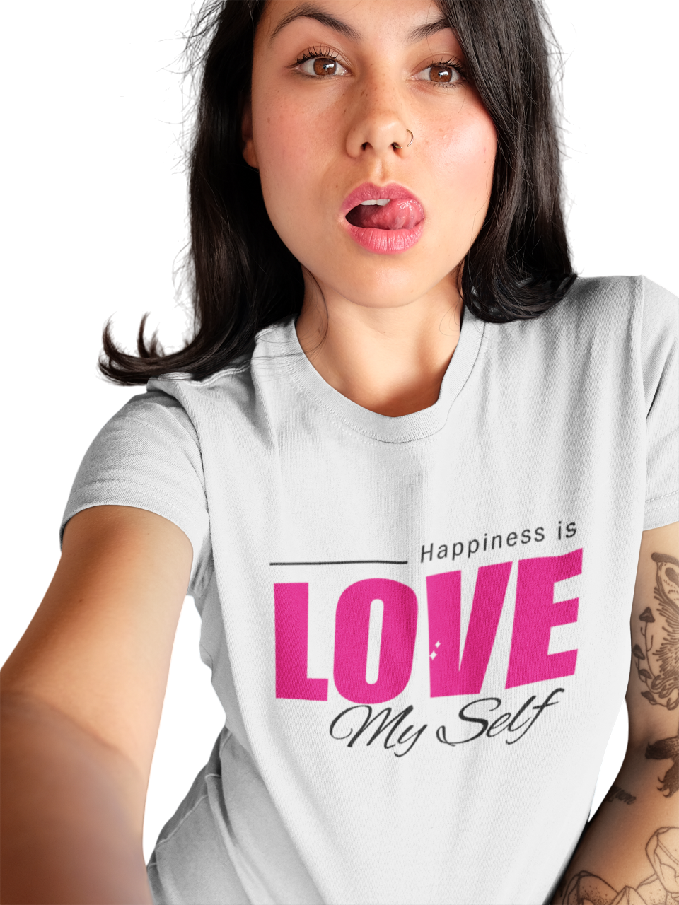 Love My Self  Women's Self-Love Graphic T- Shirt