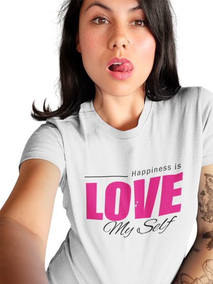 Love My Self  Women's Self-Love Graphic T- Shirt