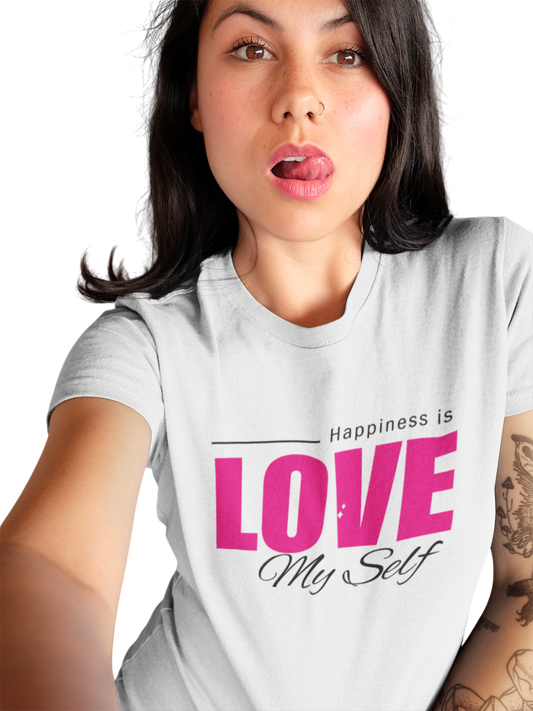 Love My Self  Women's Self-Love Graphic T- Shirt