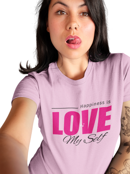Love My Self  Women's Self-Love Graphic T- Shirt