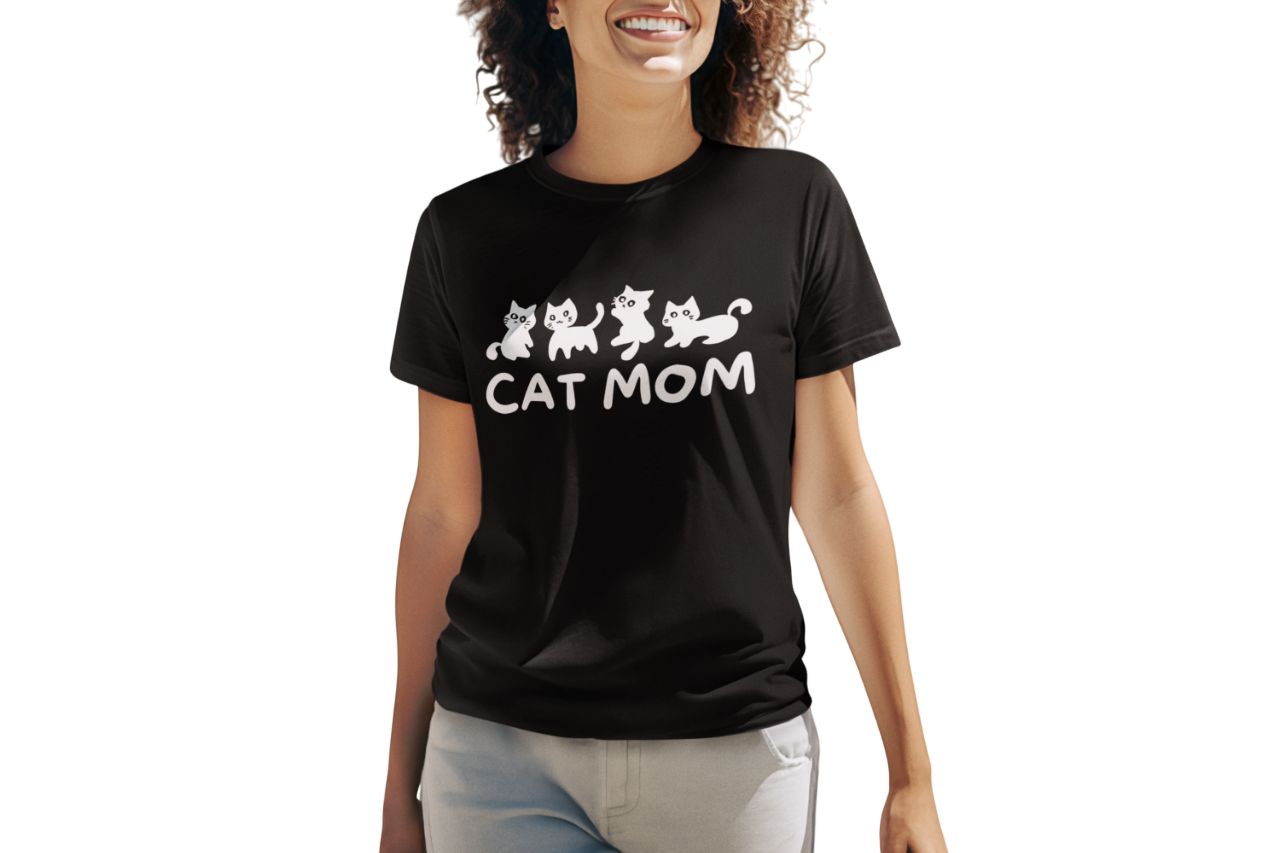 CAT MOM Women's T-Shirt | Cute Kitty Lover Tee