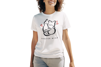 Women's Forever Mine Cat T-Shirt | Adorable Pet Love Top