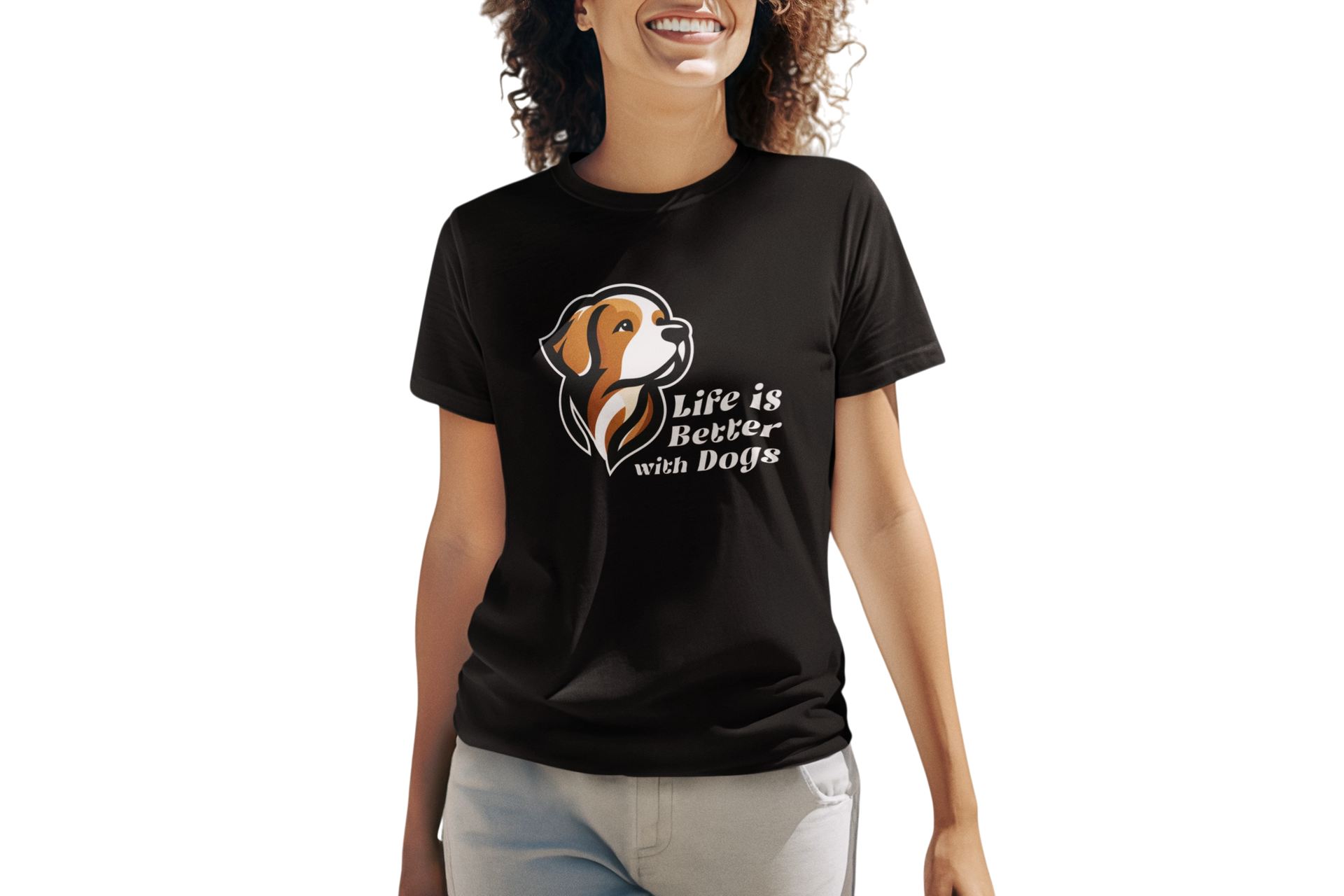 Dog Lover Women's T-Shirt –Casual Short Sleeve