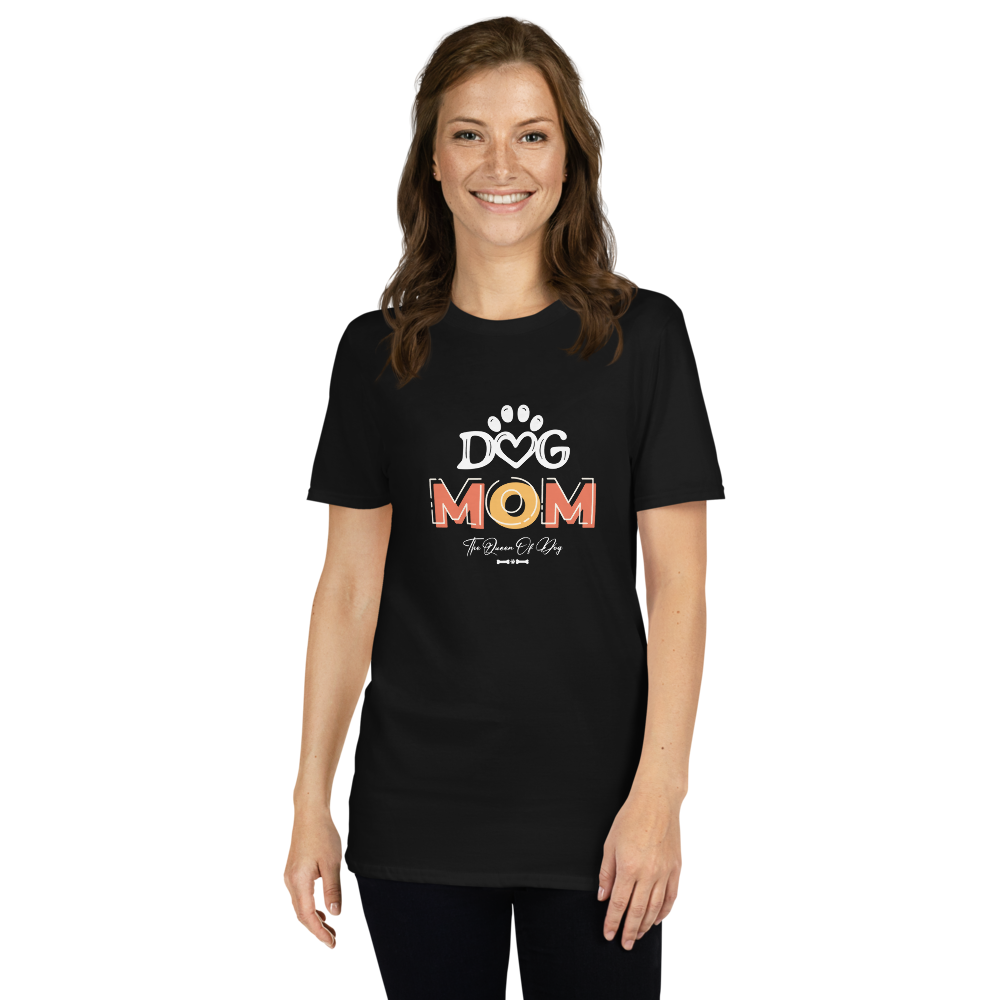 Short-Sleeve  Dog Mom Tee for Women