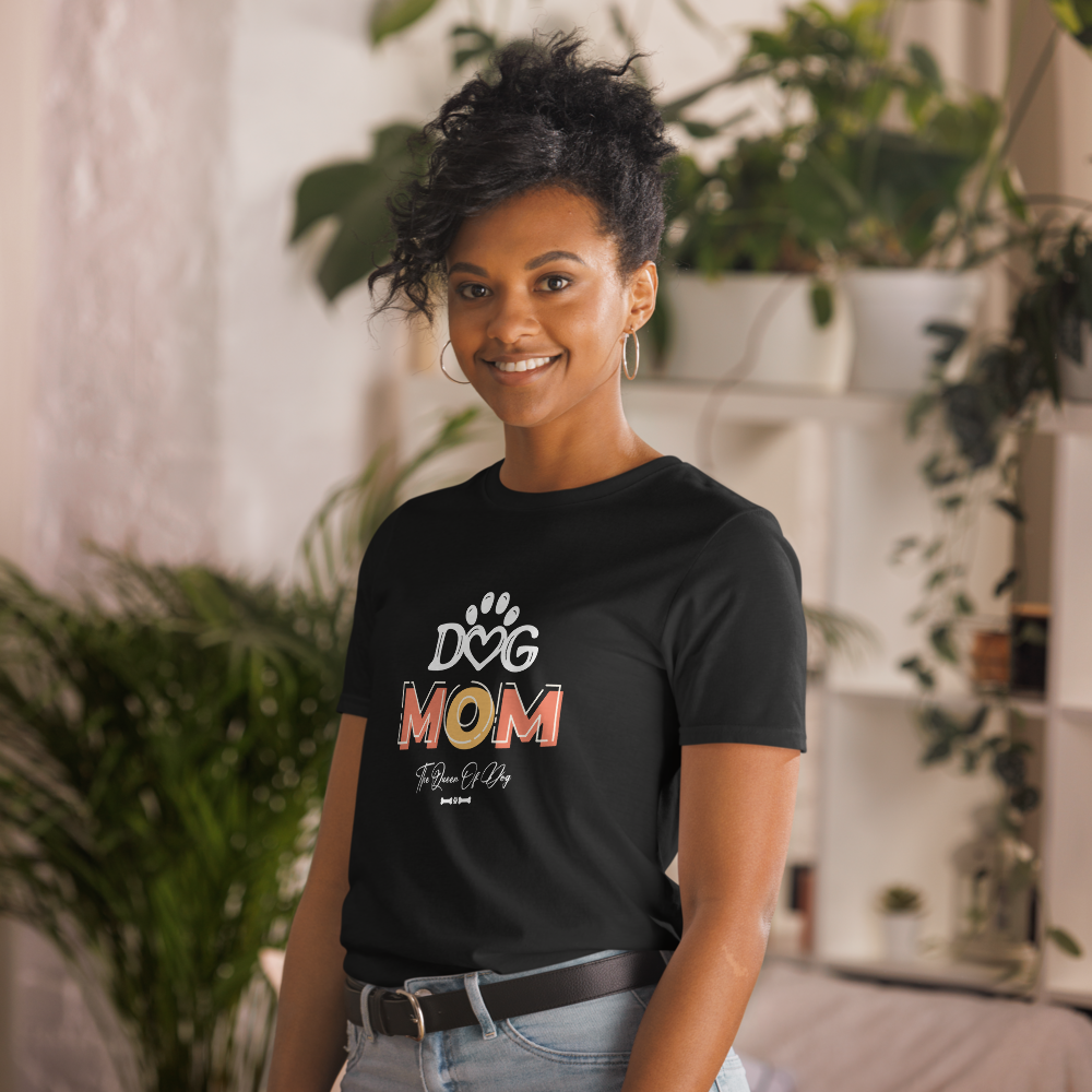 Short-Sleeve  Dog Mom Tee for Women