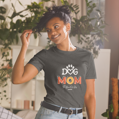 Short-Sleeve  Dog Mom Tee for Women