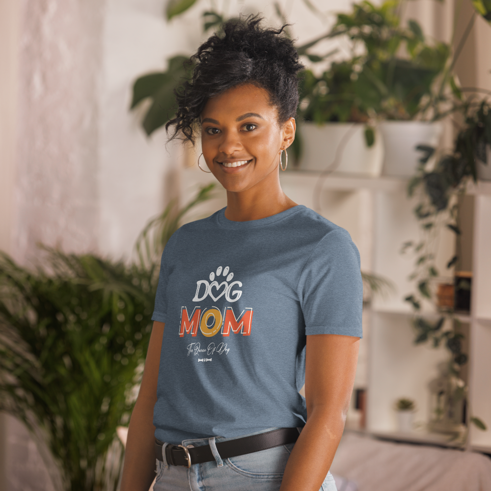 Short-Sleeve  Dog Mom Tee for Women