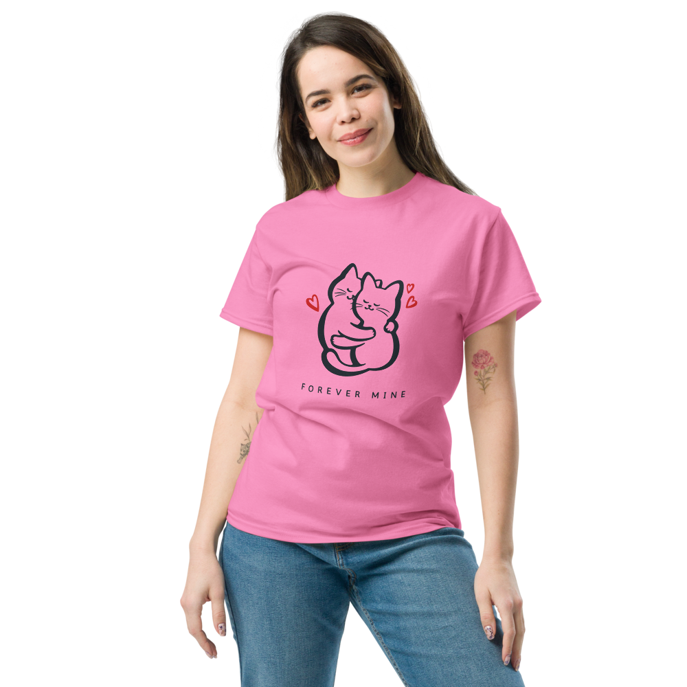 Women's Forever Mine Cat T-Shirt | Adorable Pet Love Top