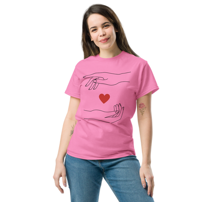 Minimalist Caring Hands Love Women's T-Shirt