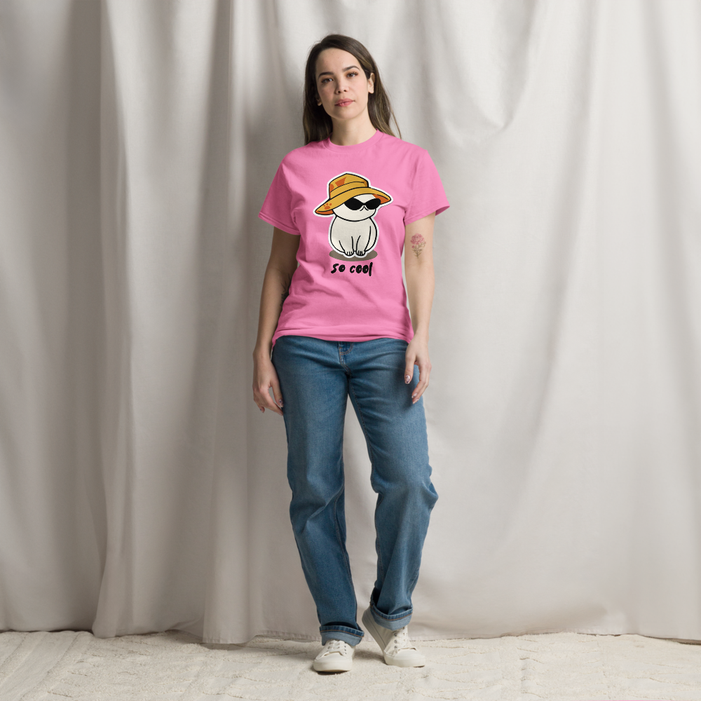 Cute Cool Cat Women's Short Sleeve Tee