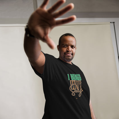 Unisex classic tee I BRAGG WIT SWAG Black 2.0