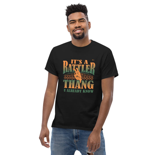 Unisex classic tee IT’S A RATTLER THANG Black