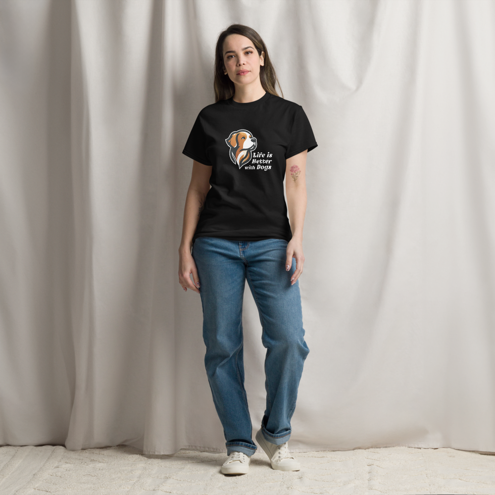 Dog Lover Women's T-Shirt –Casual Short Sleeve