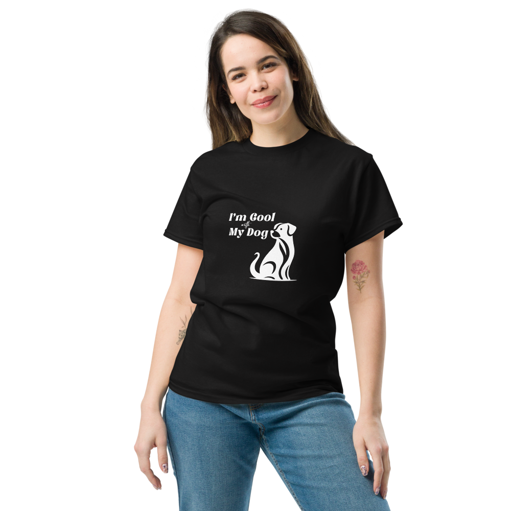 Soft Cotton Dog T-Shirt for Women