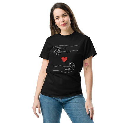 Minimalist Caring Hands Love Women's T-Shirt