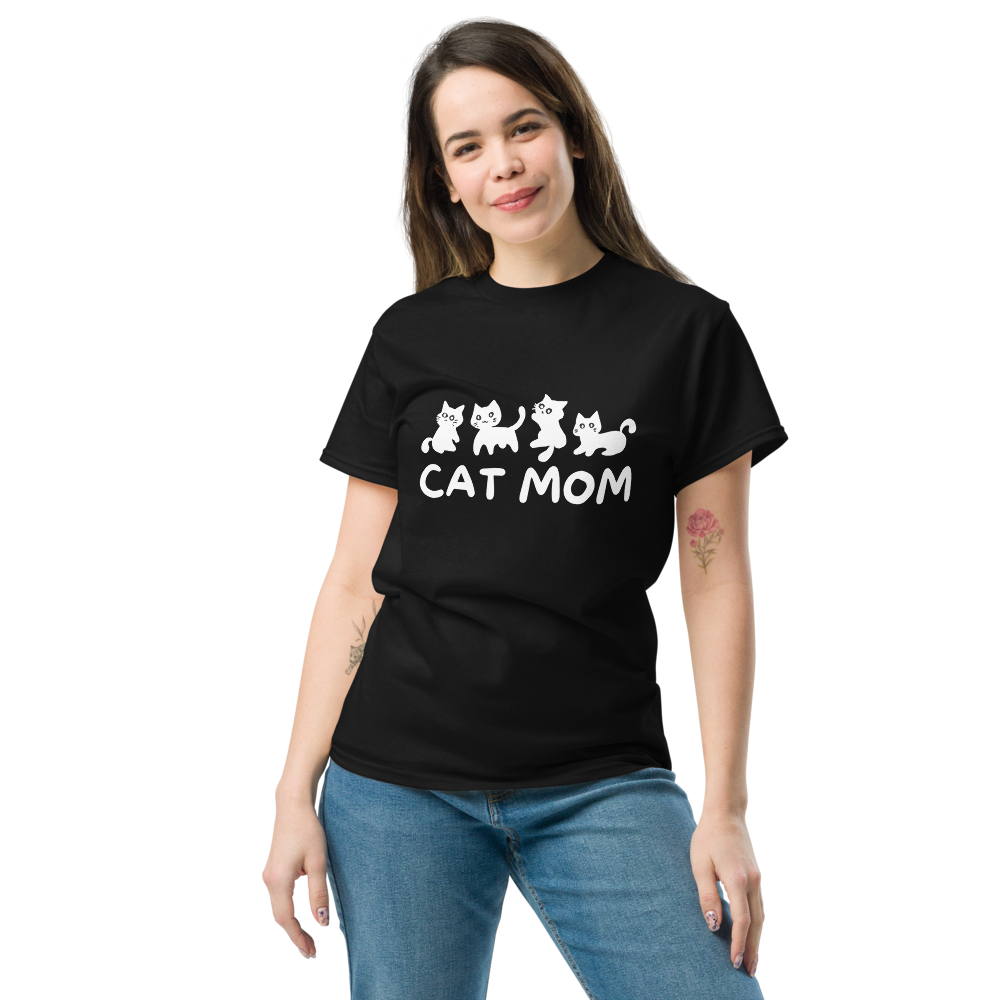 CAT MOM Women's T-Shirt | Cute Kitty Lover Tee