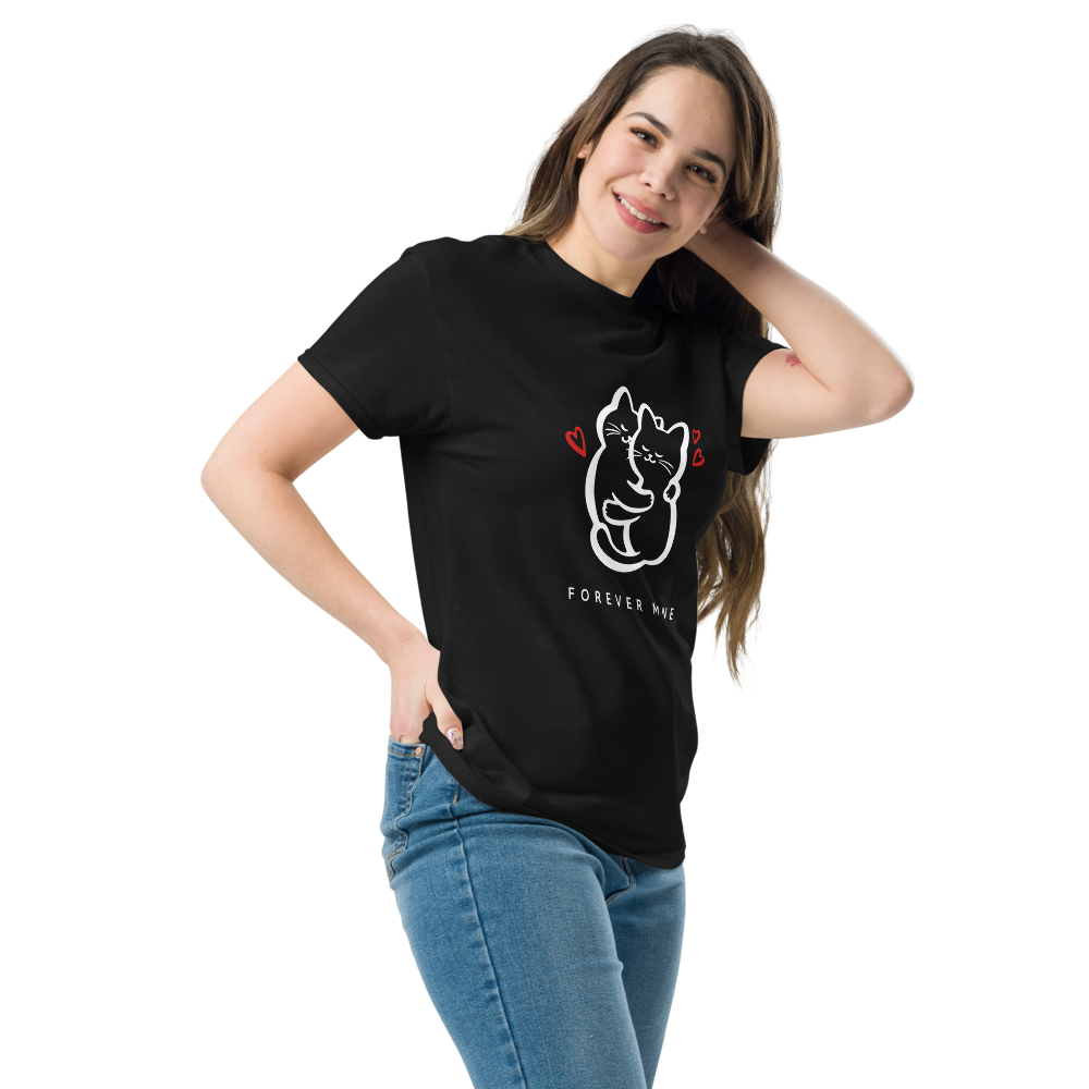 Women's Forever Mine Cat T-Shirt | Adorable Pet Love Top