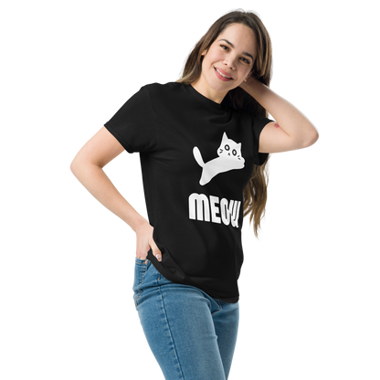 Women's Black Cat MEOW T-Shirt