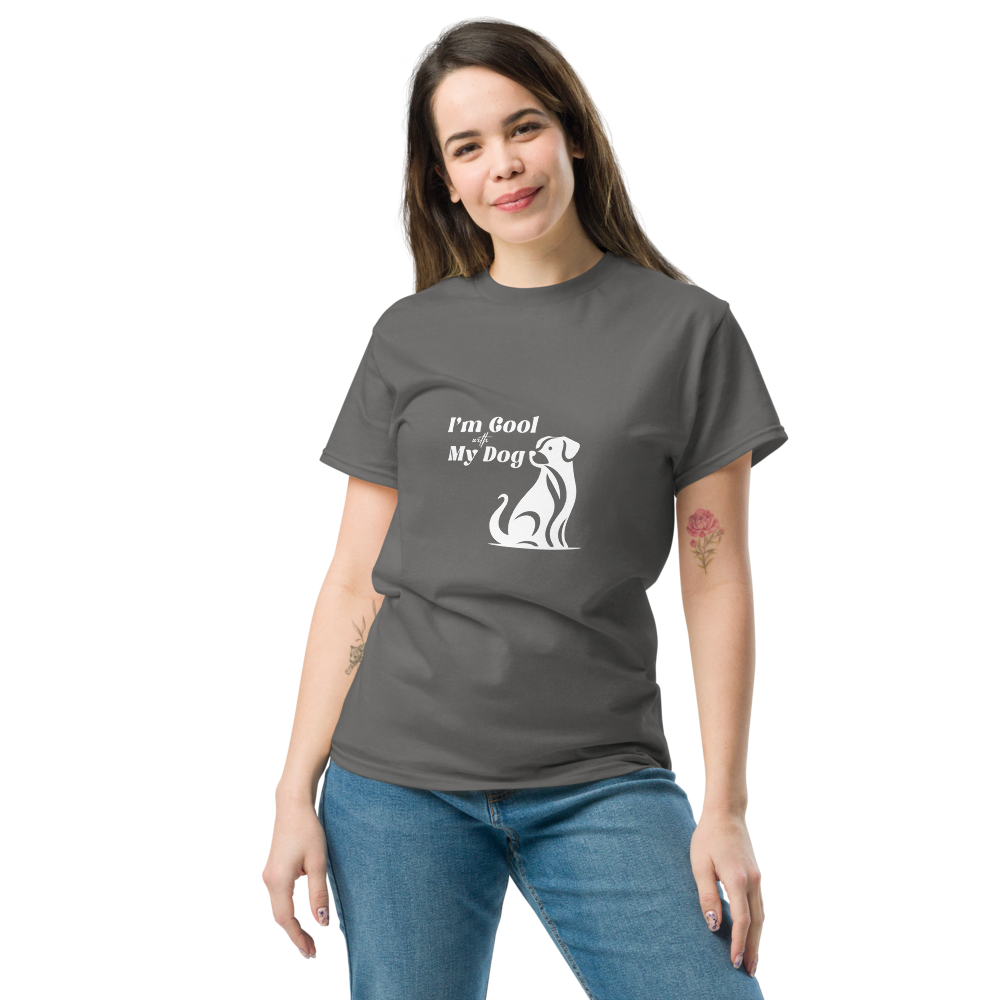 Soft Cotton Dog T-Shirt for Women