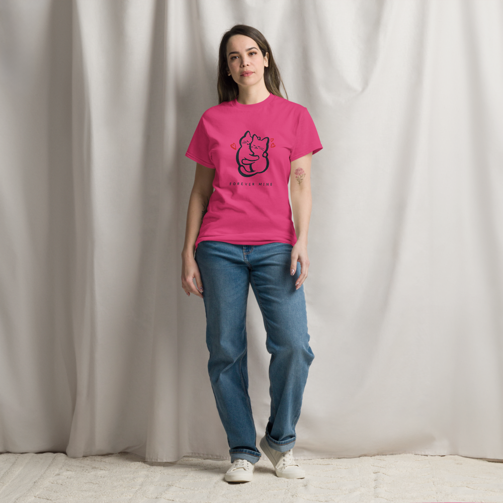 Women's Forever Mine Cat T-Shirt | Adorable Pet Love Top