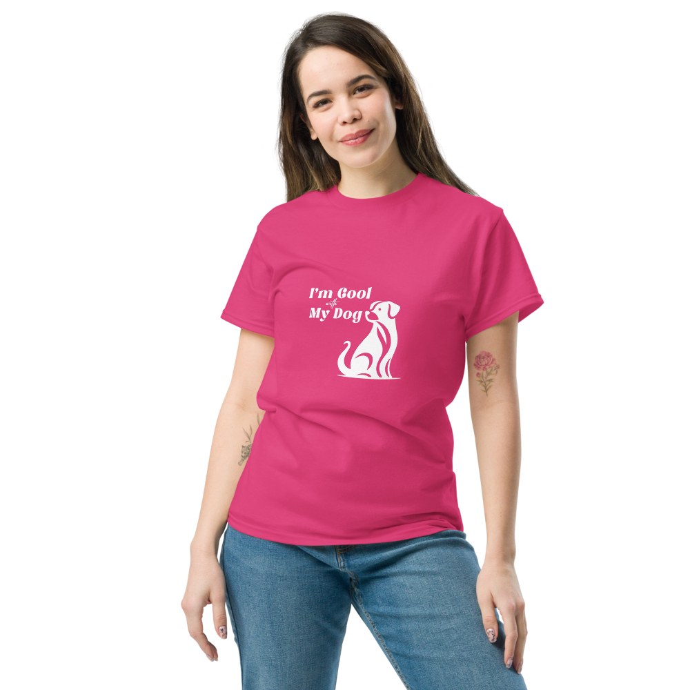 Soft Cotton Dog T-Shirt for Women