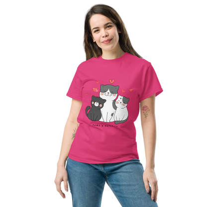 Heartwarming Cat Lover Paws & Reflect Women's Tee