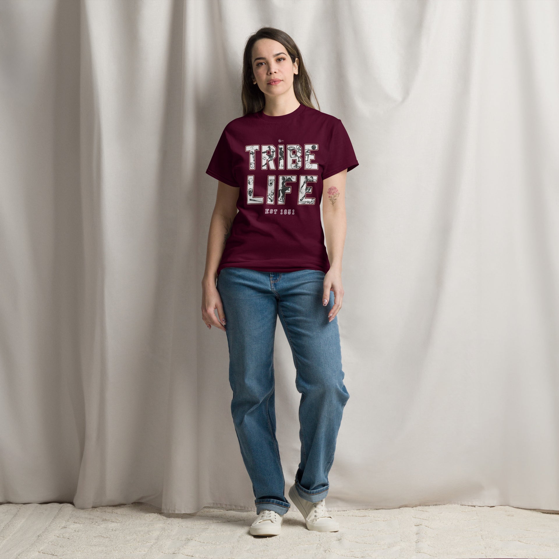 Unisex classic tee TRIBE LIFE 1851