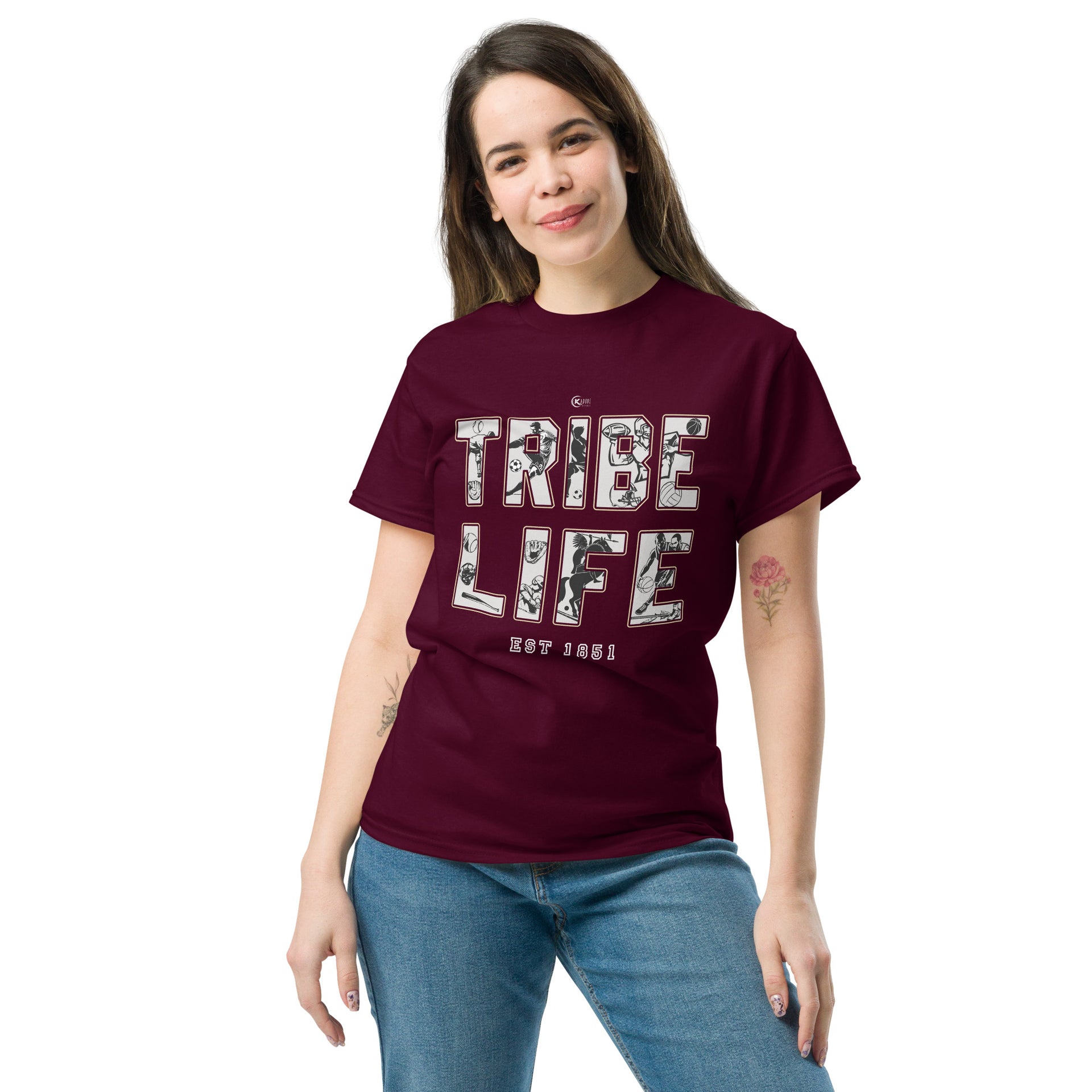 Unisex classic tee TRIBE LIFE 1851