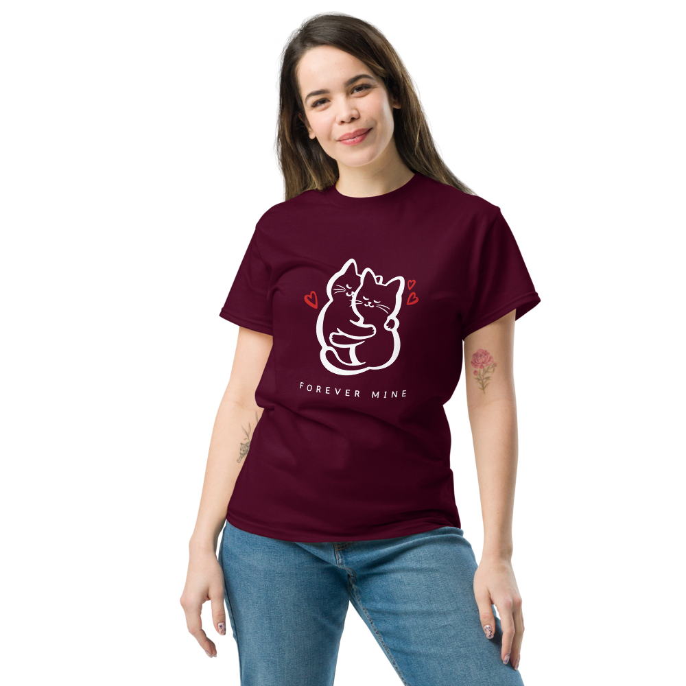 Women's Forever Mine Cat T-Shirt | Adorable Pet Love Top