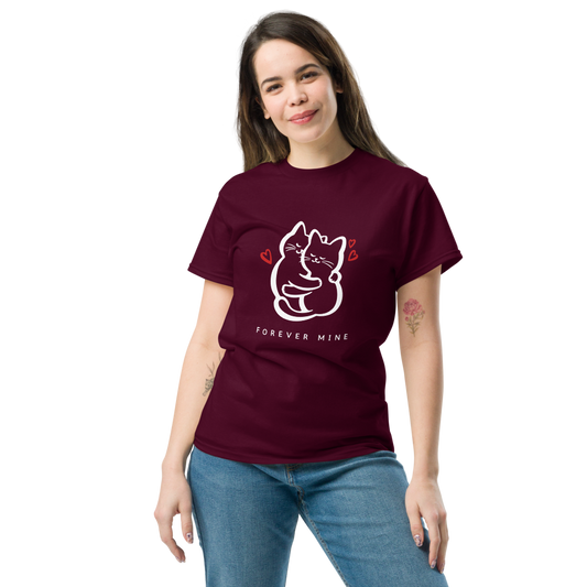 Women's Forever Mine Cat T-Shirt | Adorable Pet Love Top