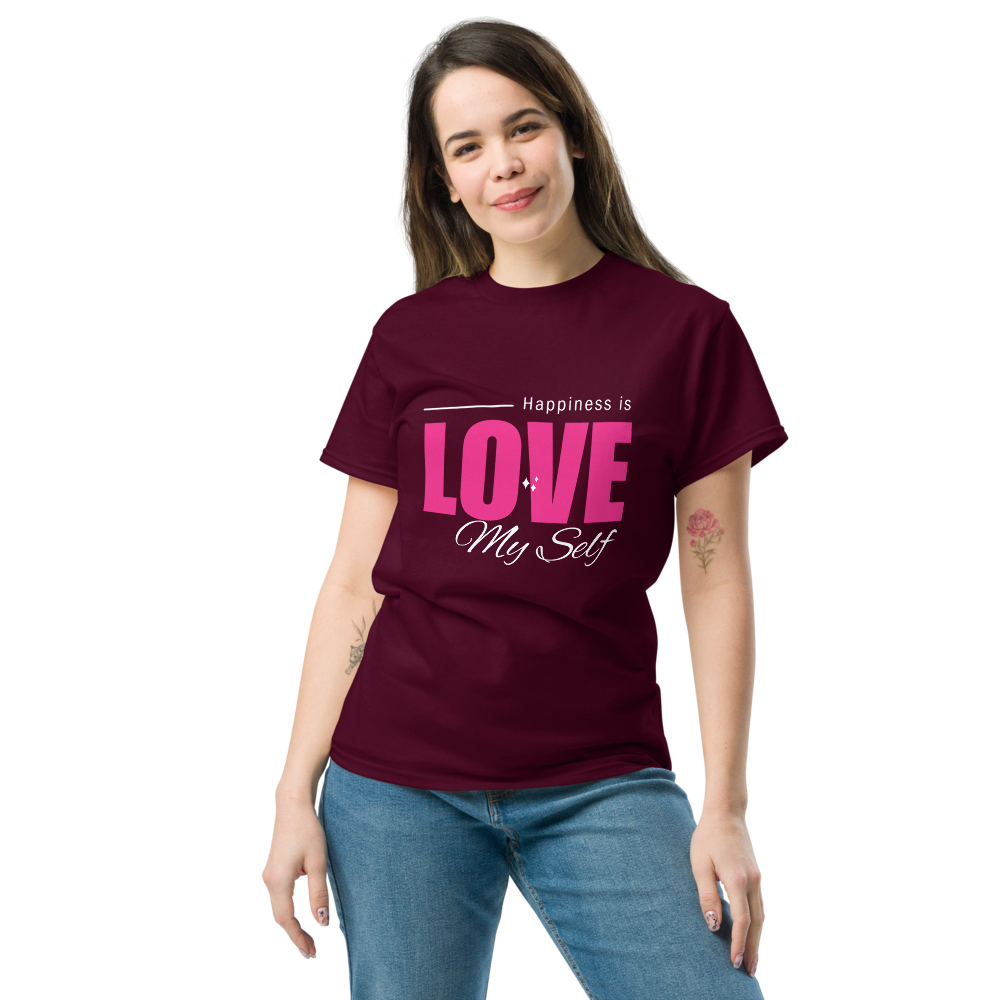 Love My Self  Women's Self-Love Graphic T- Shirt