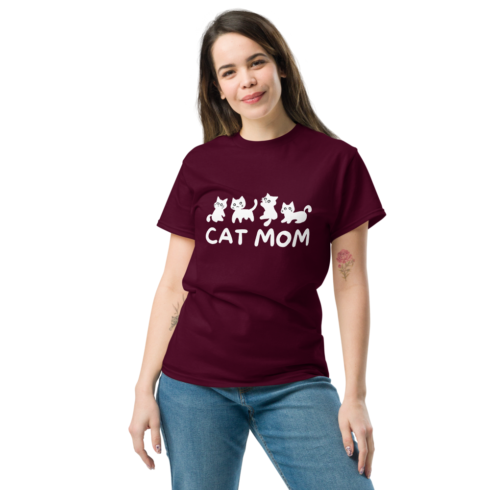 CAT MOM Women's T-Shirt | Cute Kitty Lover Tee