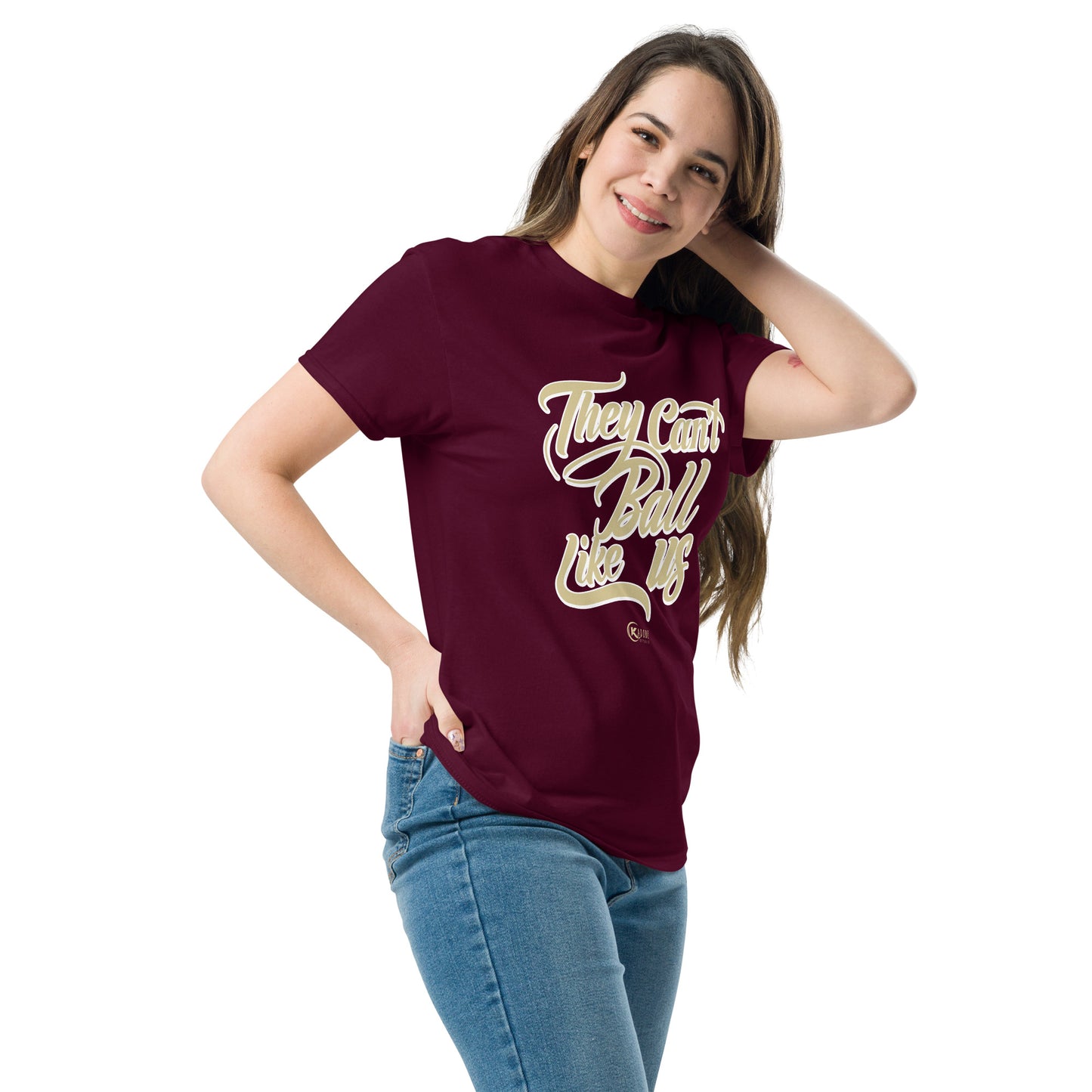 Unisex classic tee THEY CAN’T BALL LIKE US Seminoles