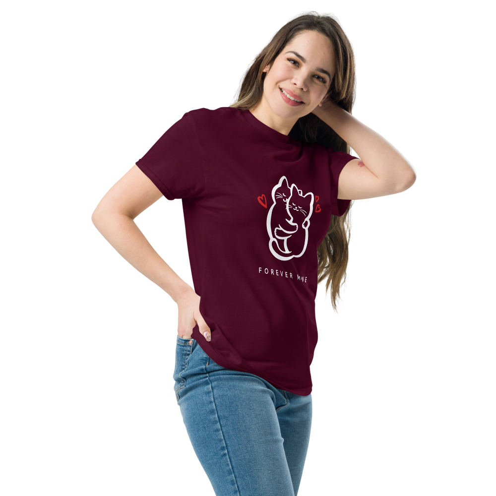 Women's Forever Mine Cat T-Shirt | Adorable Pet Love Top