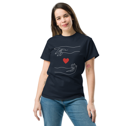Minimalist Caring Hands Love Women's T-Shirt