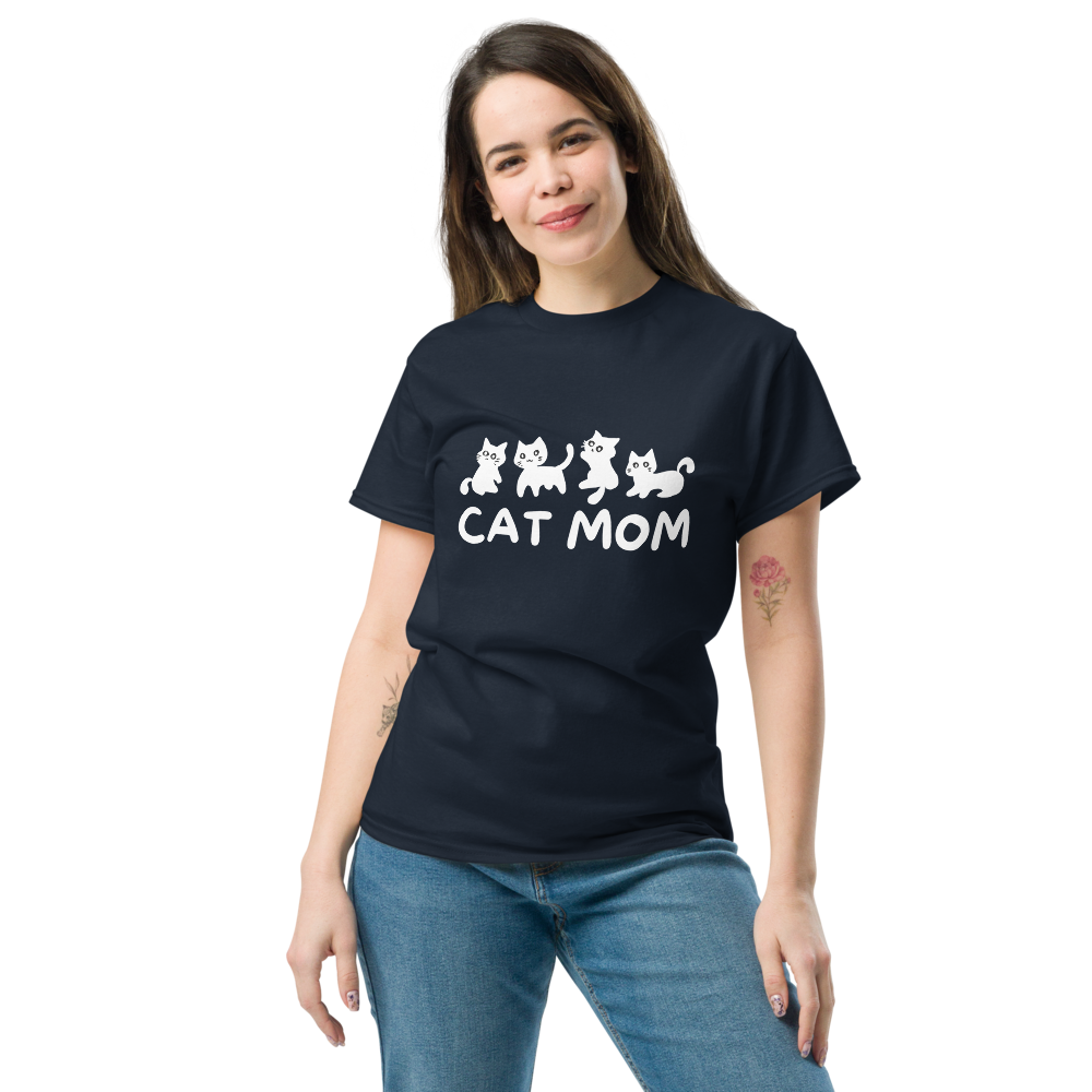 CAT MOM Women's T-Shirt | Cute Kitty Lover Tee