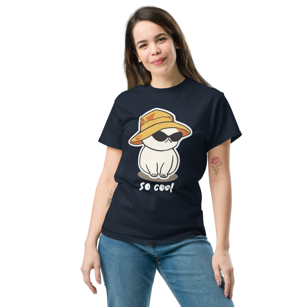 Cute Cool Cat Women's Short Sleeve Tee