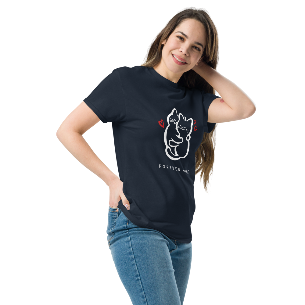 Women's Forever Mine Cat T-Shirt | Adorable Pet Love Top