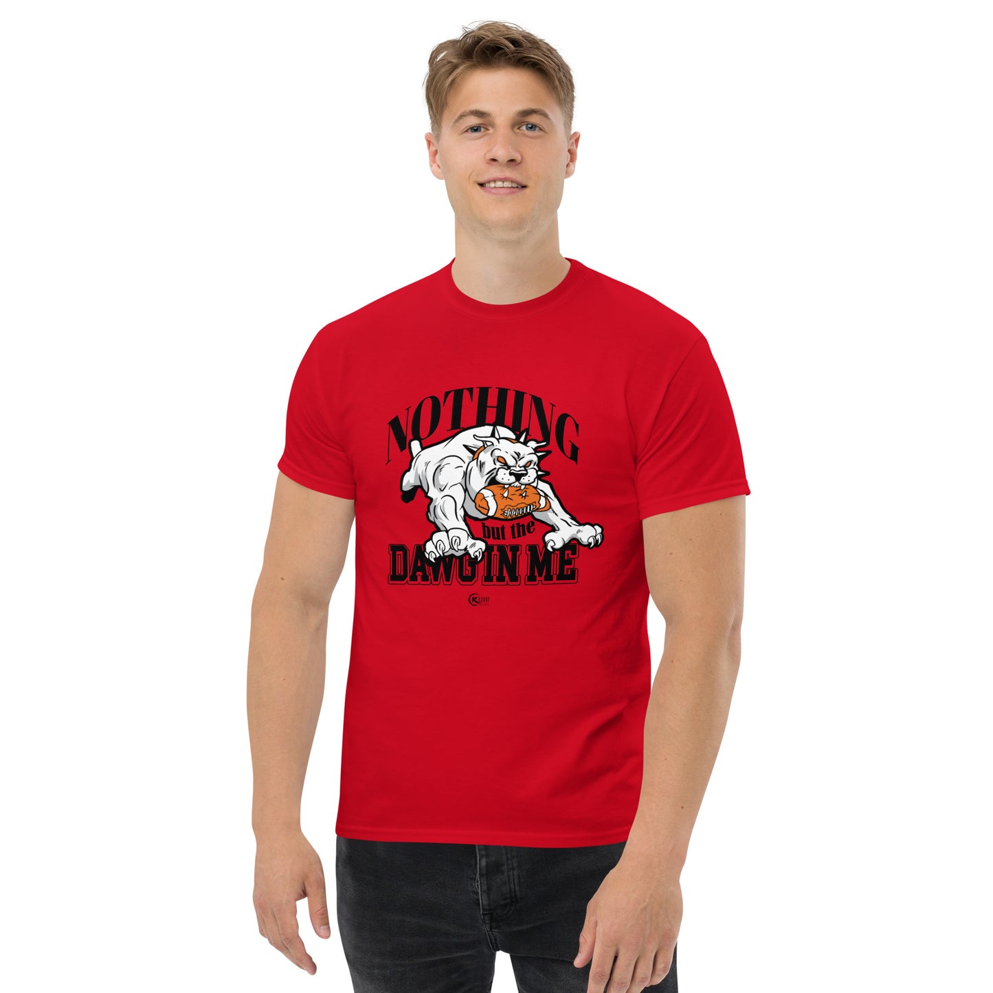 Unisex classic tee GA. BULL DAWGS Red & Black