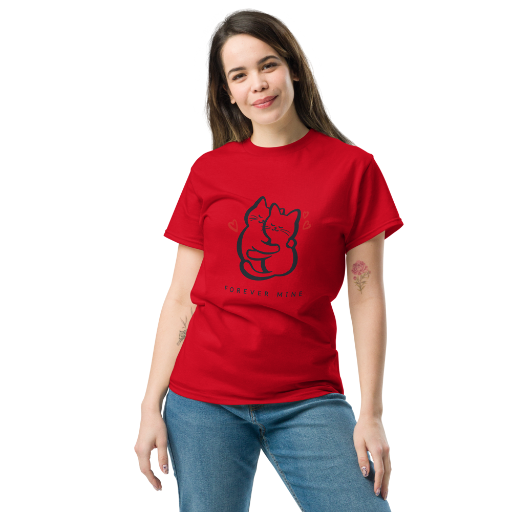 Women's Forever Mine Cat T-Shirt | Adorable Pet Love Top
