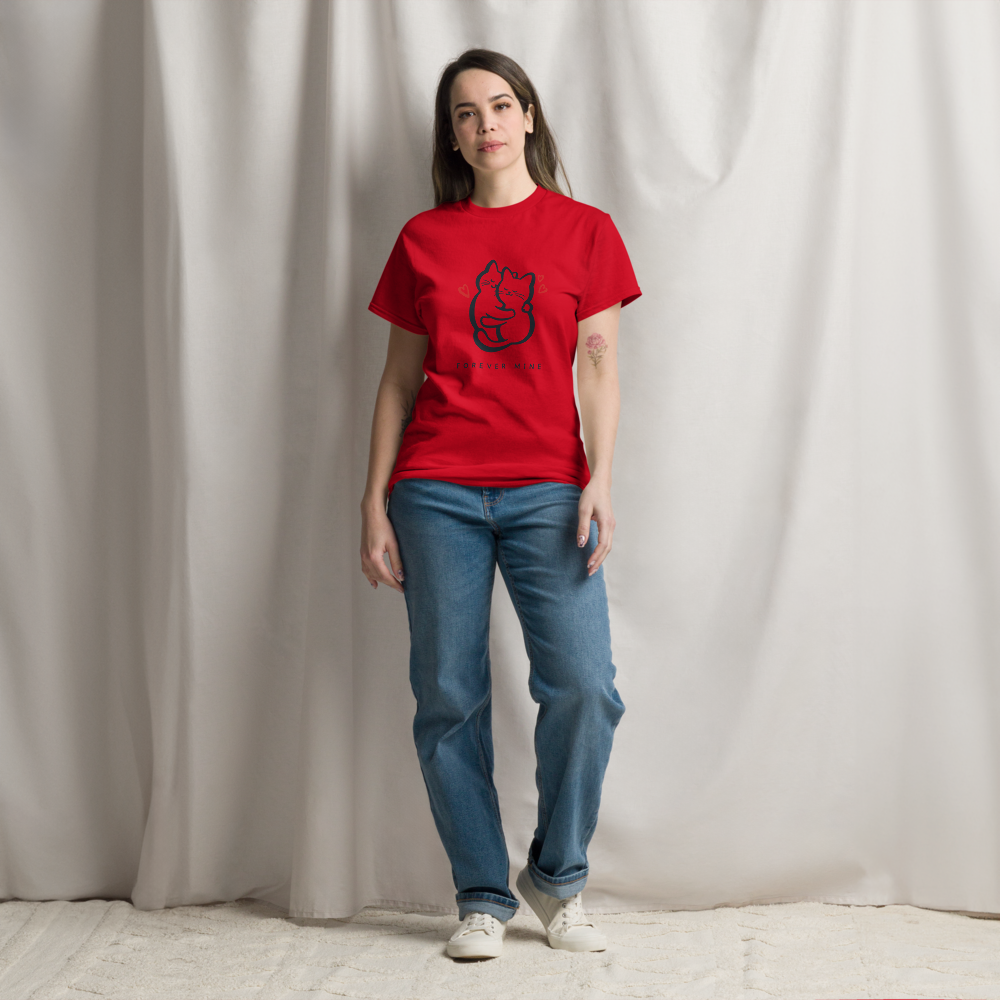 Women's Forever Mine Cat T-Shirt | Adorable Pet Love Top