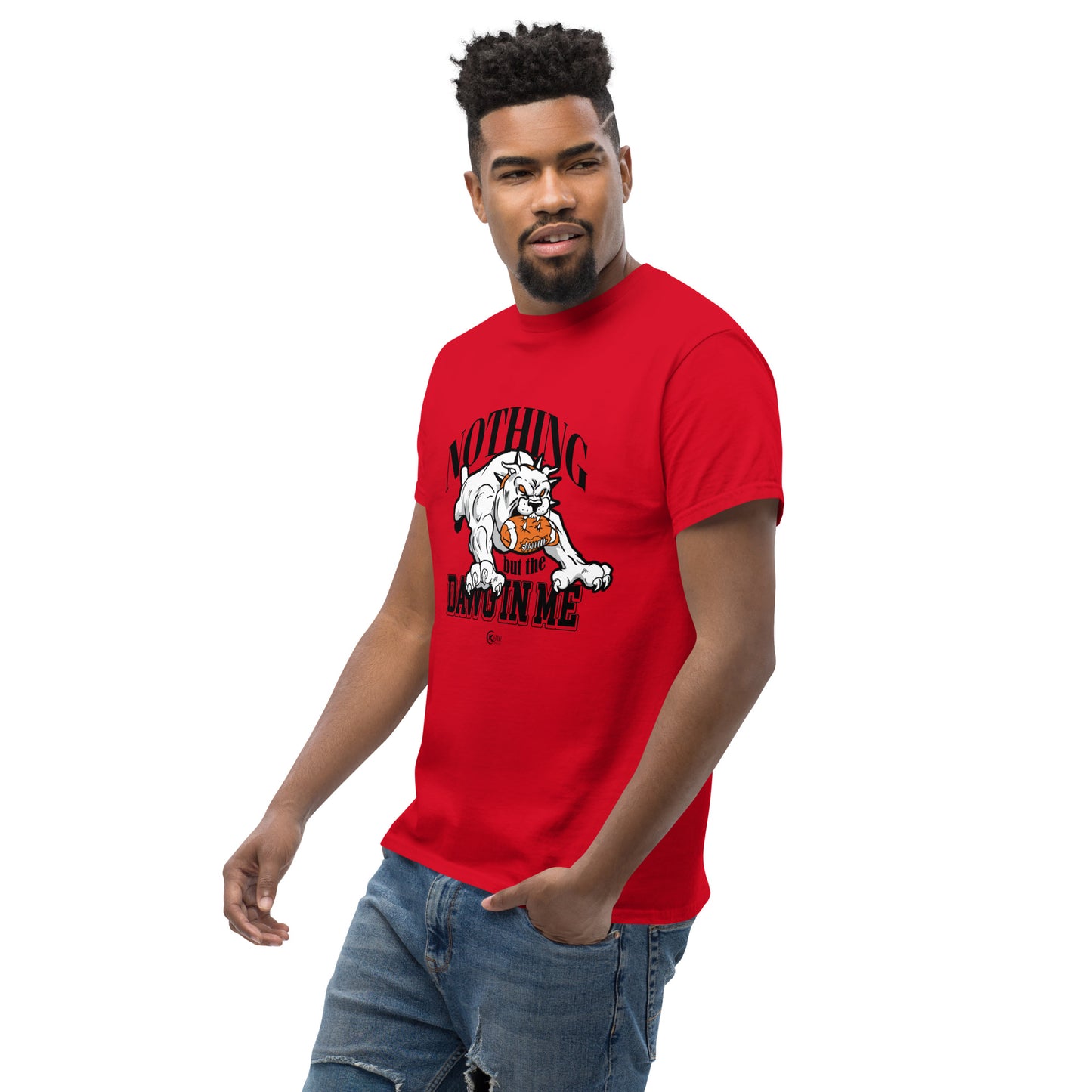 Unisex classic tee GA. BULL DAWGS Red & Black
