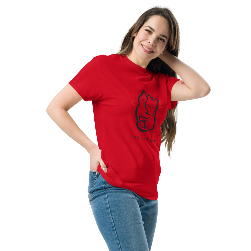 Women's Forever Mine Cat T-Shirt | Adorable Pet Love Top