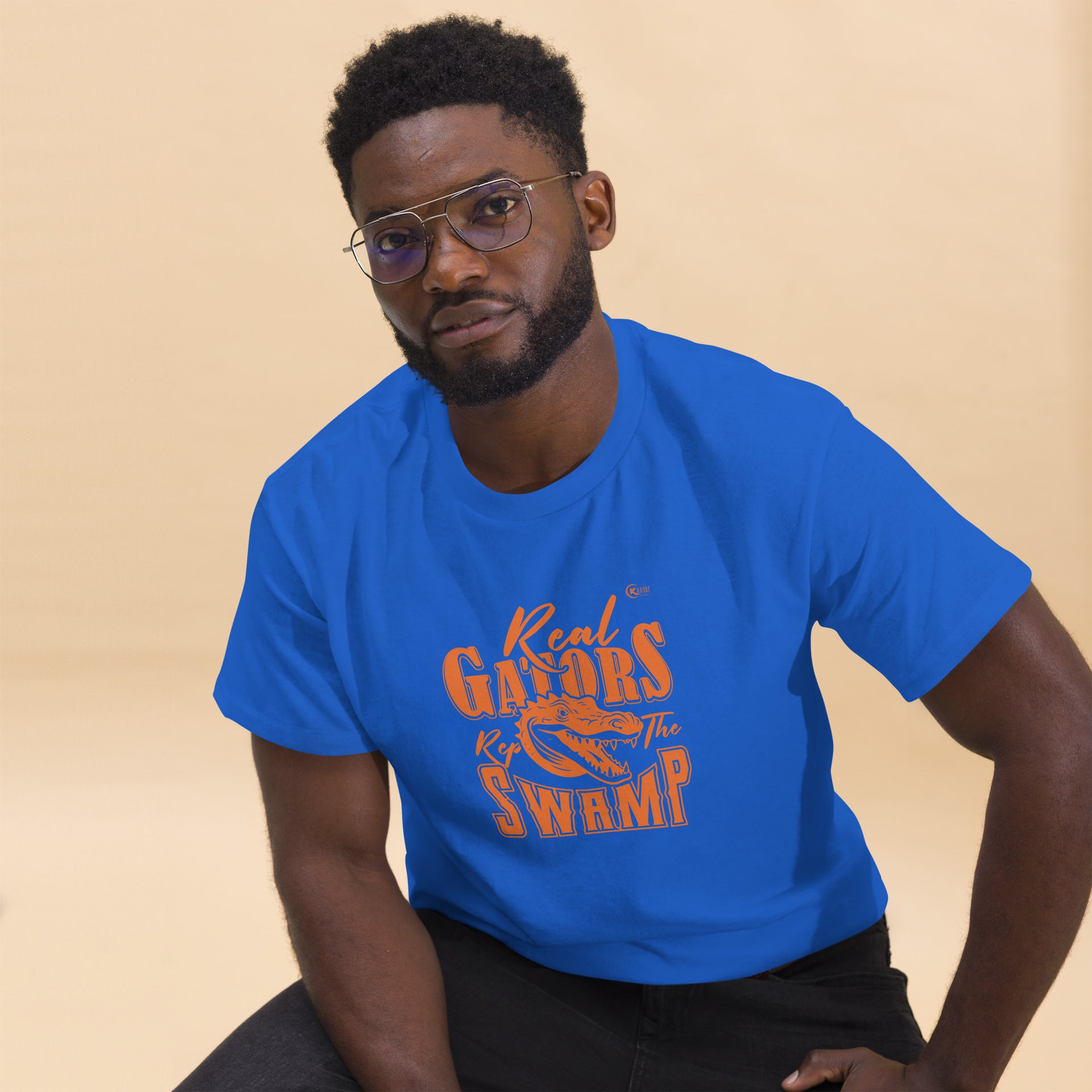 Unisex classic tee Real Gators Blue and Orange