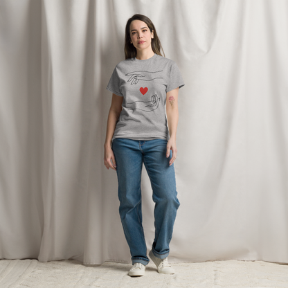 Minimalist Caring Hands Love Women's T-Shirt