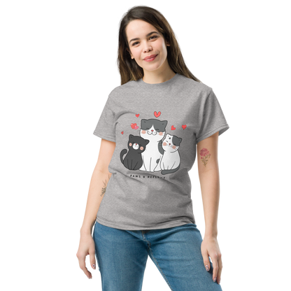 Heartwarming Cat Lover Paws & Reflect Women's Tee