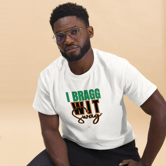 Unisex classic tee I BRAGG WIT SWAG White 3.0